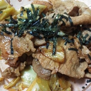 酸味を効かせたさっぱり甘辛豚肉炒め